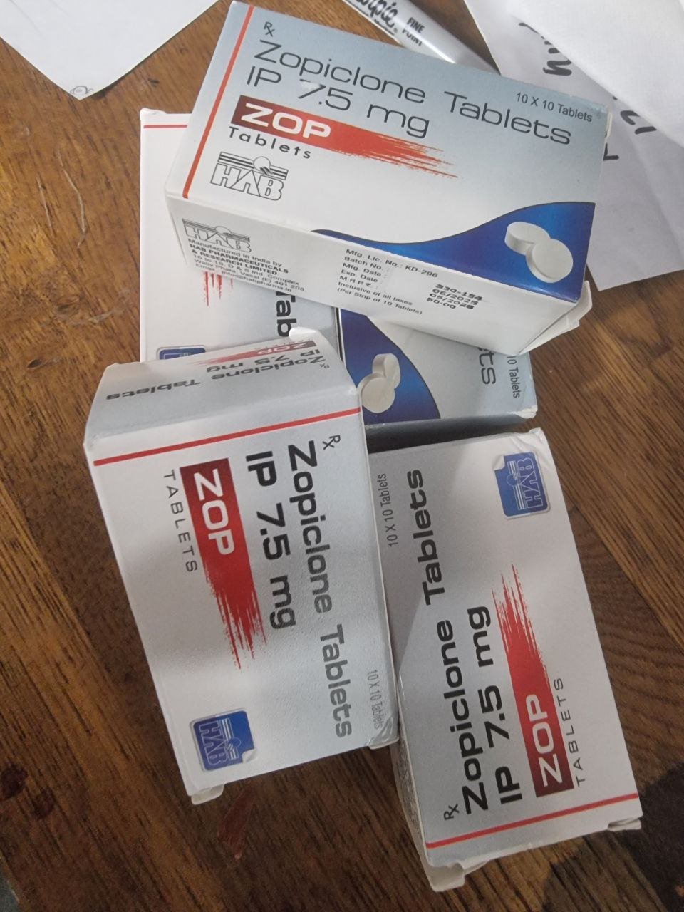 Zopiclone 7.5mg HAB Zopiclone 7.5mg HAB
